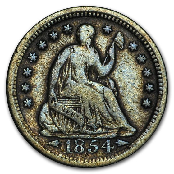1854 Liberty Seated Half Dime VF 1854 Liberty Seated Half Dime VF